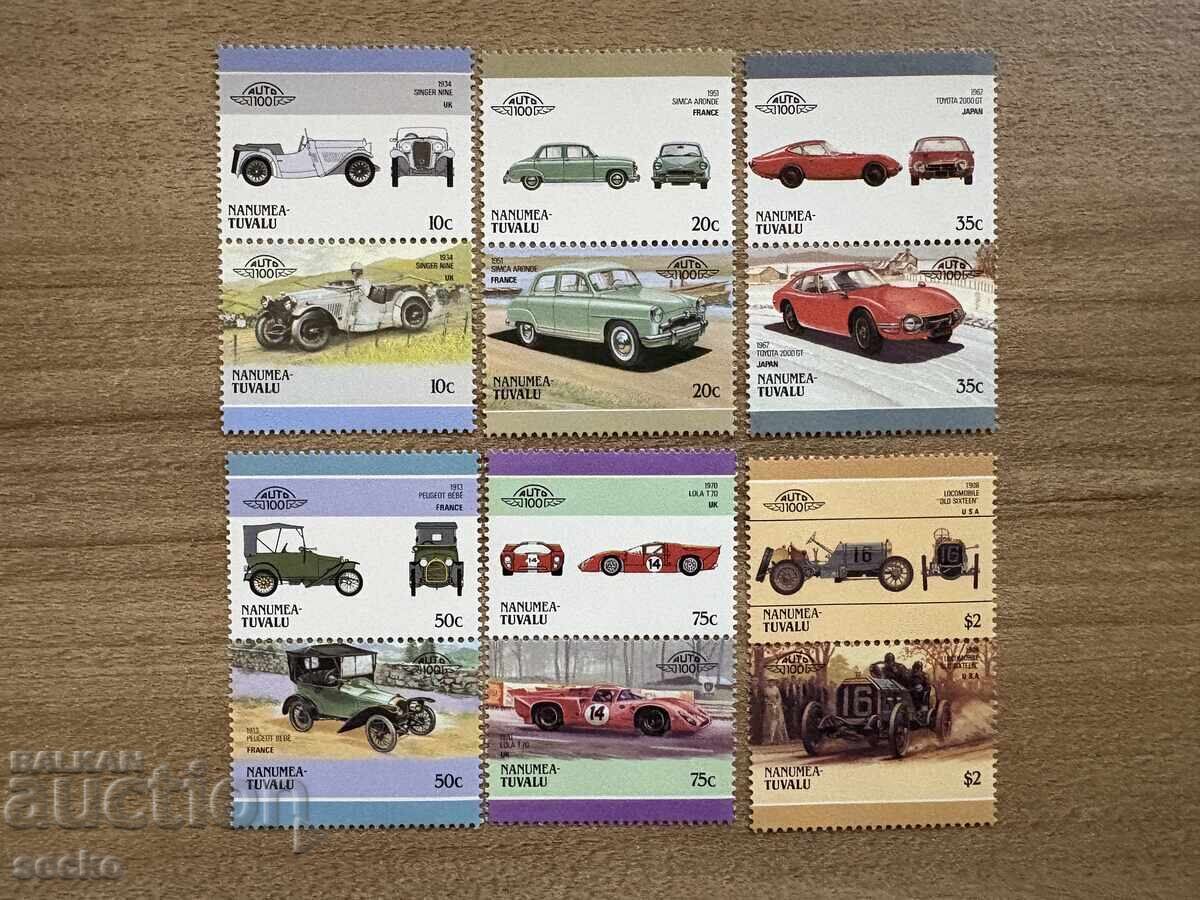 Νανούμεα/Τουβαλού - Αυτοκίνητα (1986) MNH Νανούμεα/Τουβαλού - Αυτοκίνητα (1986) MNH