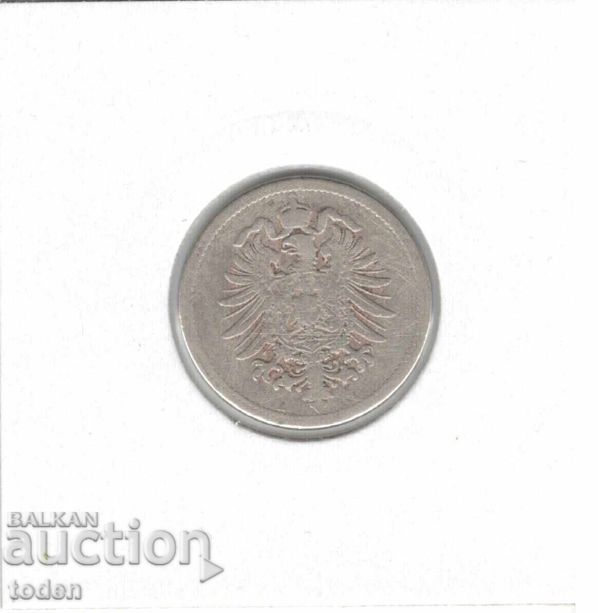 Доставка на Germany-10 Pfennig-1875 A-KM# 4-Wilhelm I-large shield