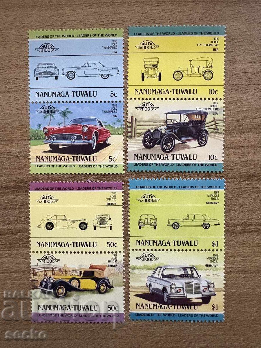 Нанумага/Тувалу - Автомобили (1984) MNH