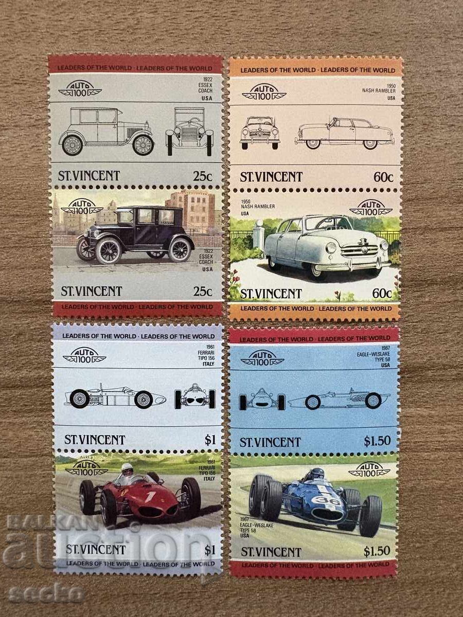 Сейнт Винсент - Автомобили (1985) - MNH Сейнт Винсент - Автомобили (1985) - MNH