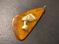 Colier - interesant, medalion, 17.08.25