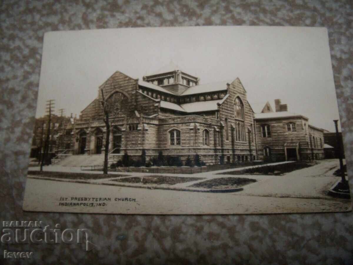Old postcard from the USA to Panagyurishte Dokuzanovi 1930