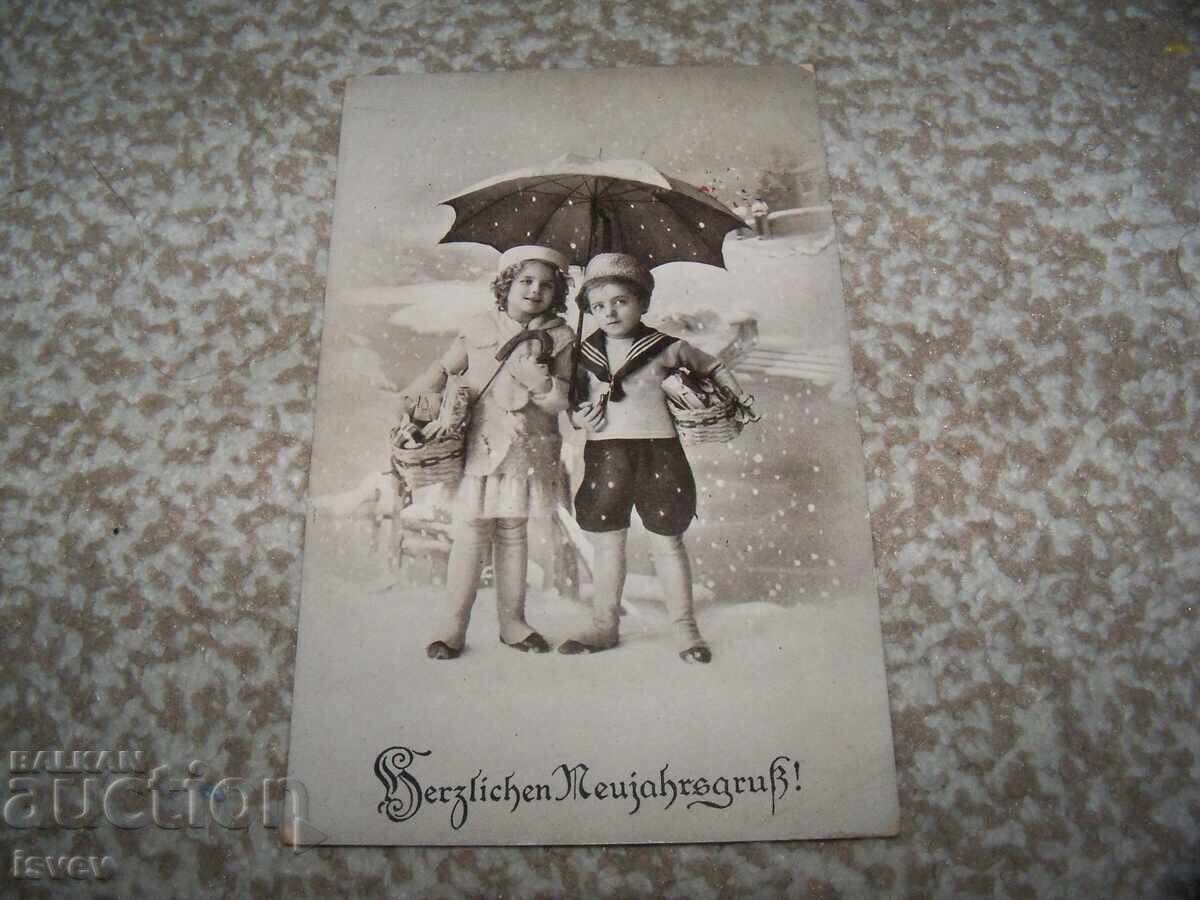 Ταχυδρομική κάρτα από το Βερολίνο προς Μακεδονία 1918