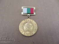 Social medal of the VNVSSU "Blagoy Ivanov" Construction Troops order sign