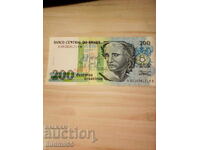 ΒΡΑΖΙΛΙΑ - 200 ΚΡΟΥΖΕΙΡΟΣ - 1990 - UNC