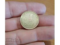 2000 dong Vietnam 2003 cu luciu