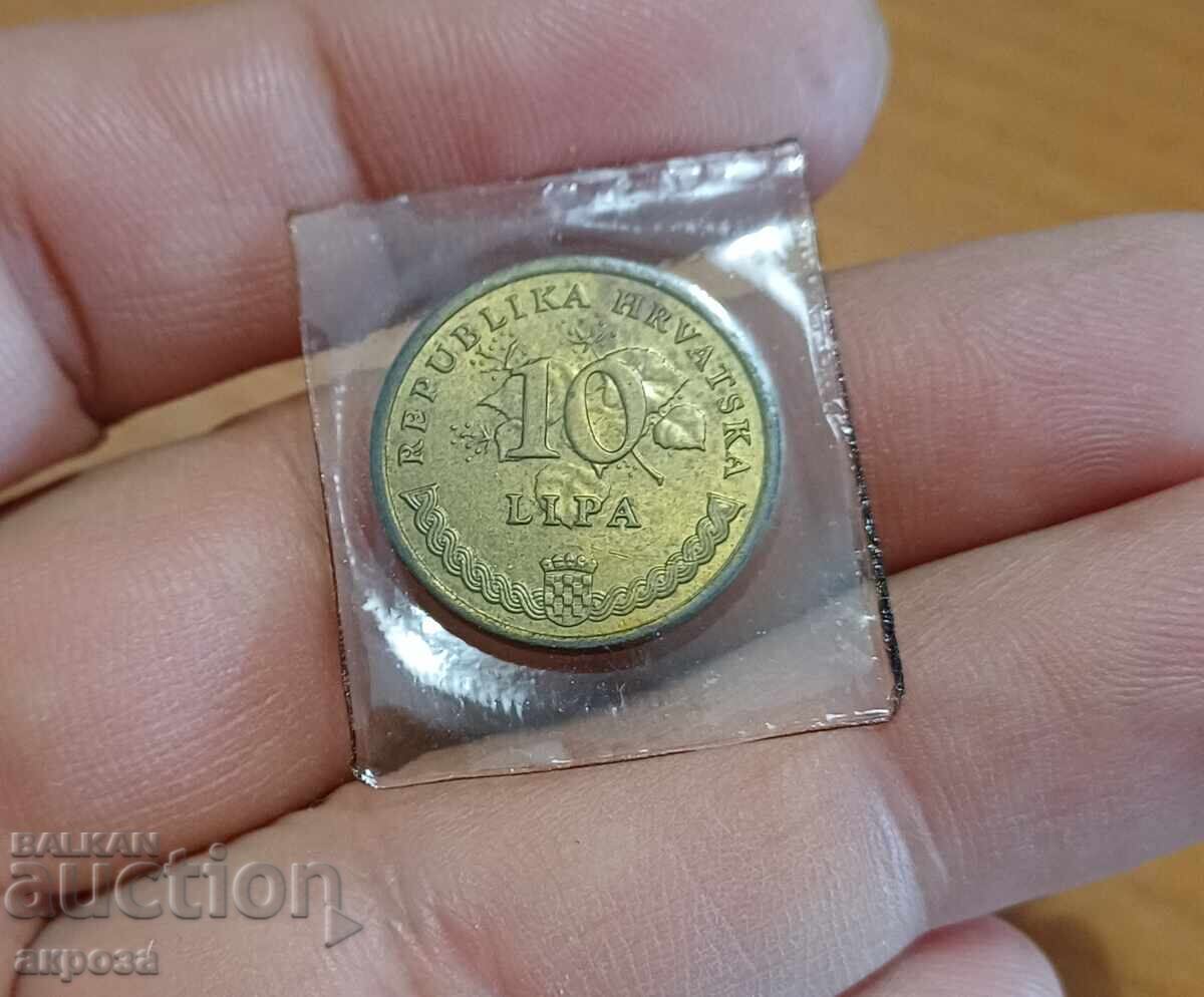 10 lipi Κροατίας 2003 με γυαλάδα