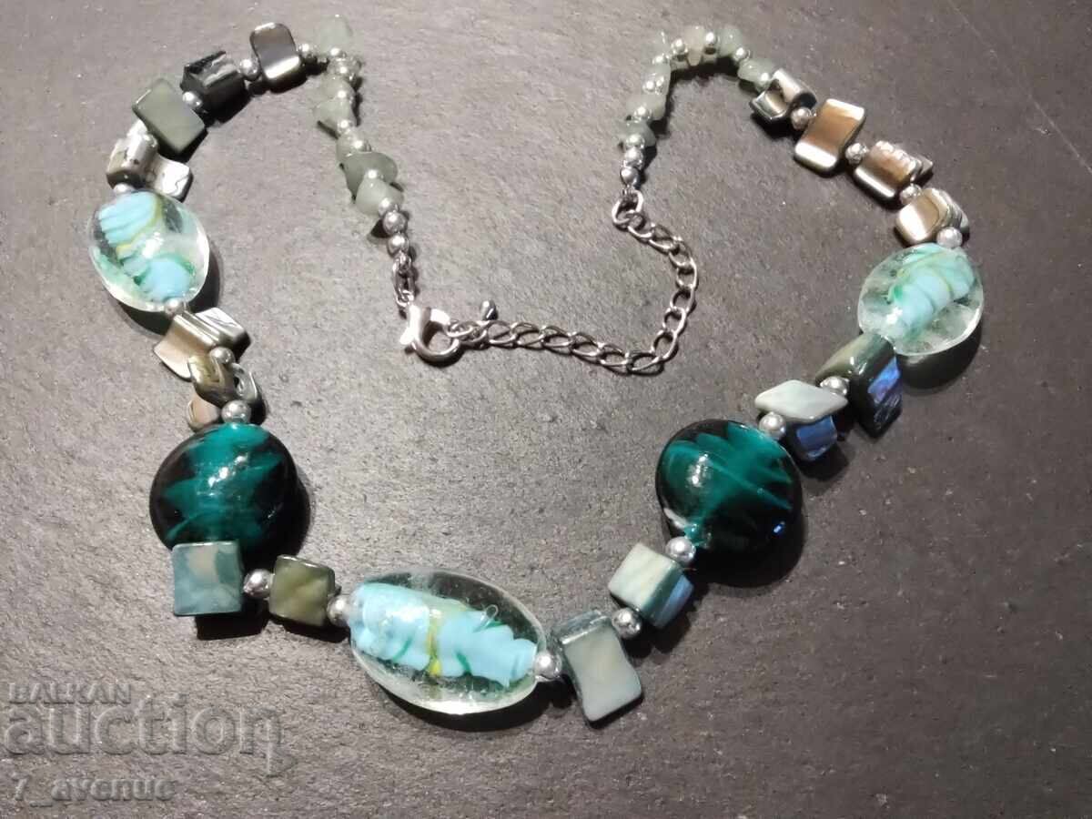 Delivery of Necklace - natural stones and Murano effects, 18.08.25