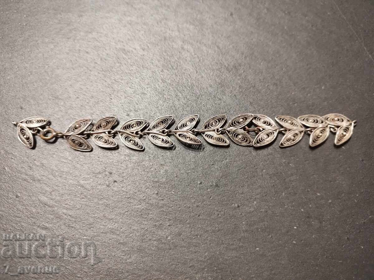 Brățară filigran, Bijuterie veche, pentru reparație, 18.08.25 Brățară filigran, Bijuterie veche, pentru reparație, 18.08.25