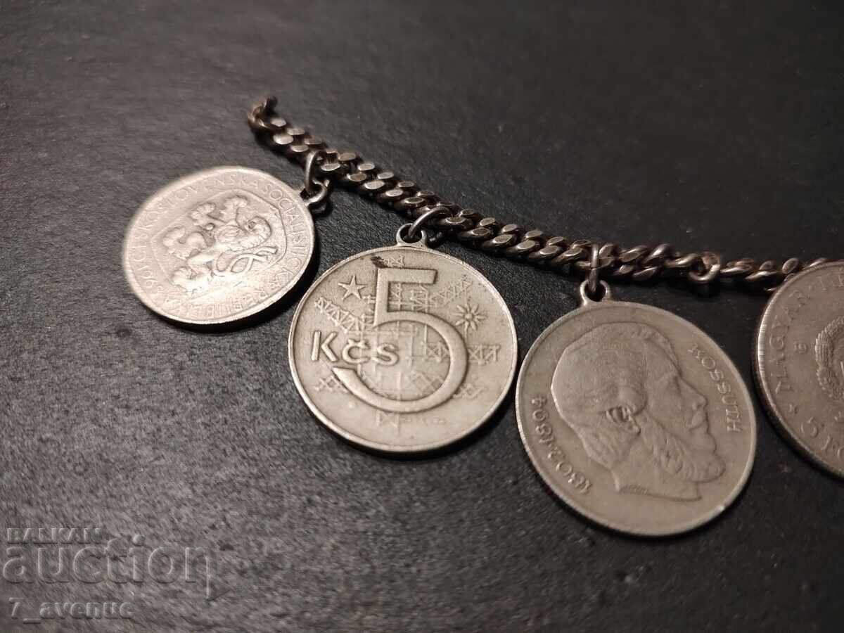 Necklace with pendants, Old jewelry, for repair, 18.08.25 with price 99.00 BGN | € 50.62