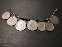 Brățară cu pandantive, Bijuterie veche, pentru reparații, 18.08.25