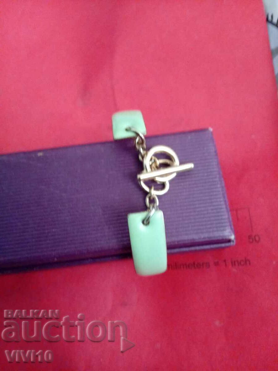 Auction  Antique enameled bracelet