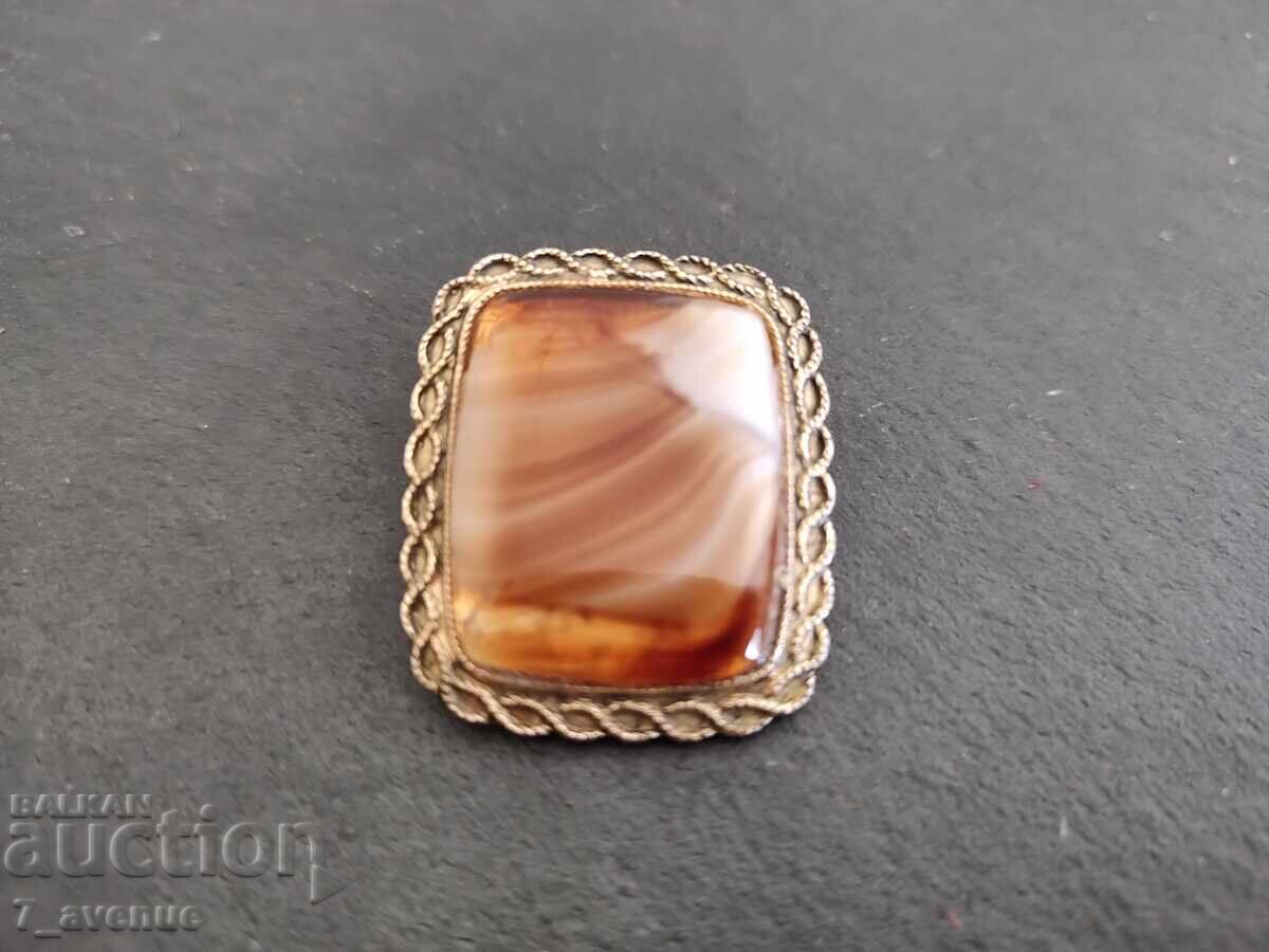 Brooch, scarf clip, very effective, 18.08.25