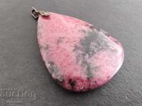 Colier - interesant, pandantiv, argint Rodonit 18.08.25