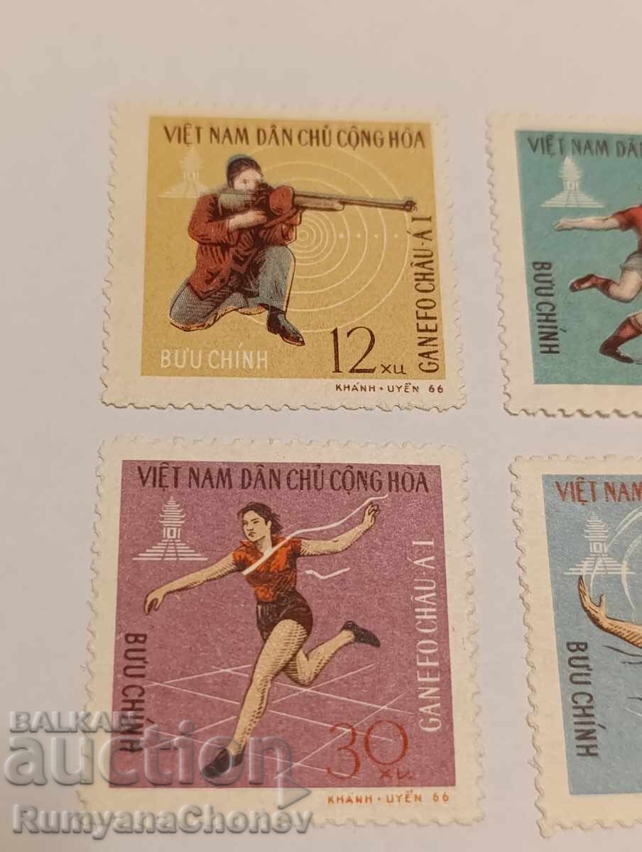 Postage stamps Vietnam 1966 with price 5.00 BGN | € 2.56