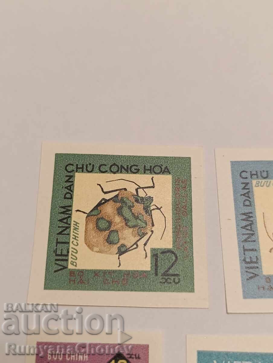 Timbre poștale Vietnam 1965 cu preț 9.00 BGN | € 4.60