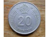 20 forinți 1984 - Ungaria