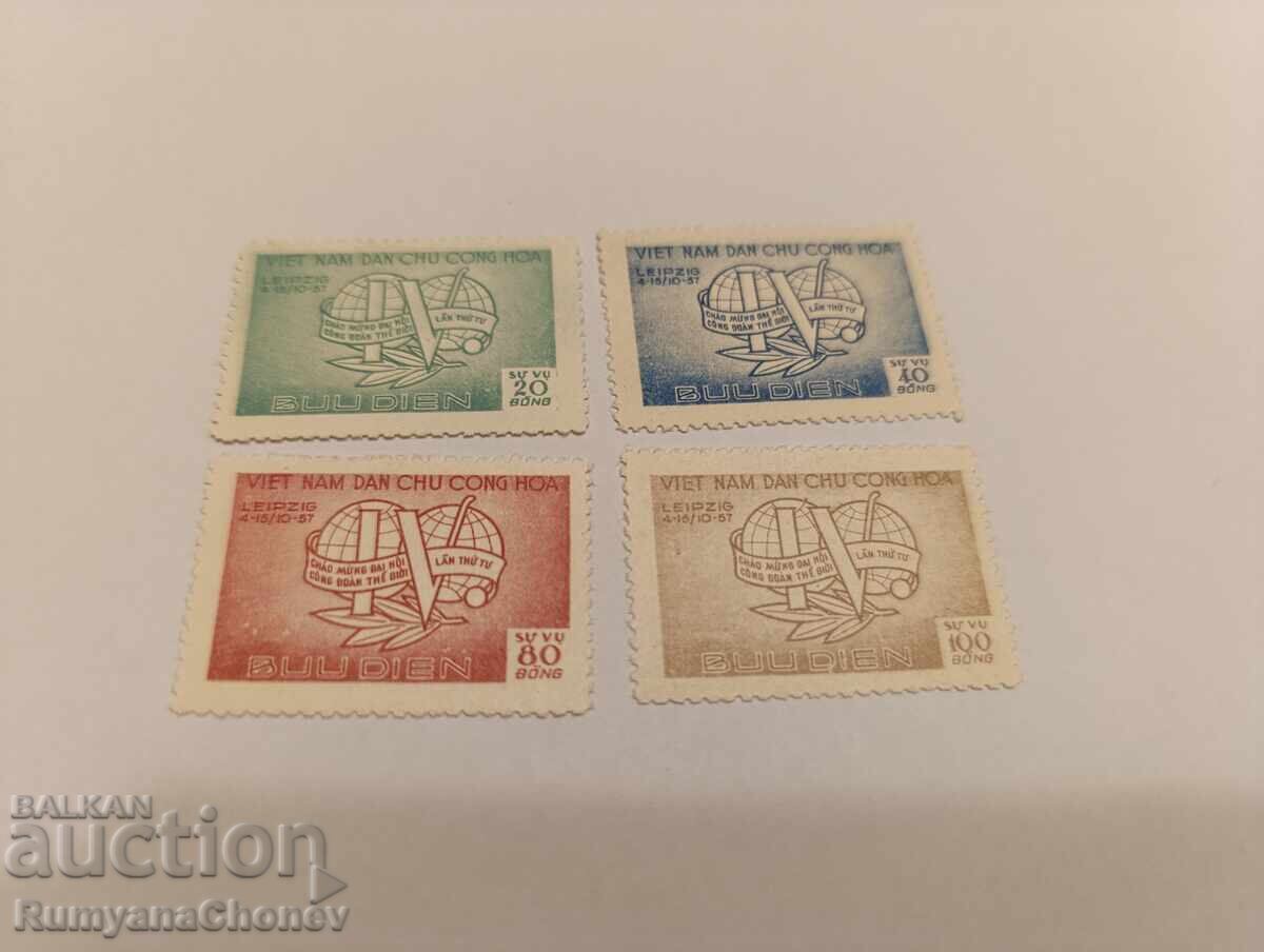 Timbre poștale Vietnam 1957
