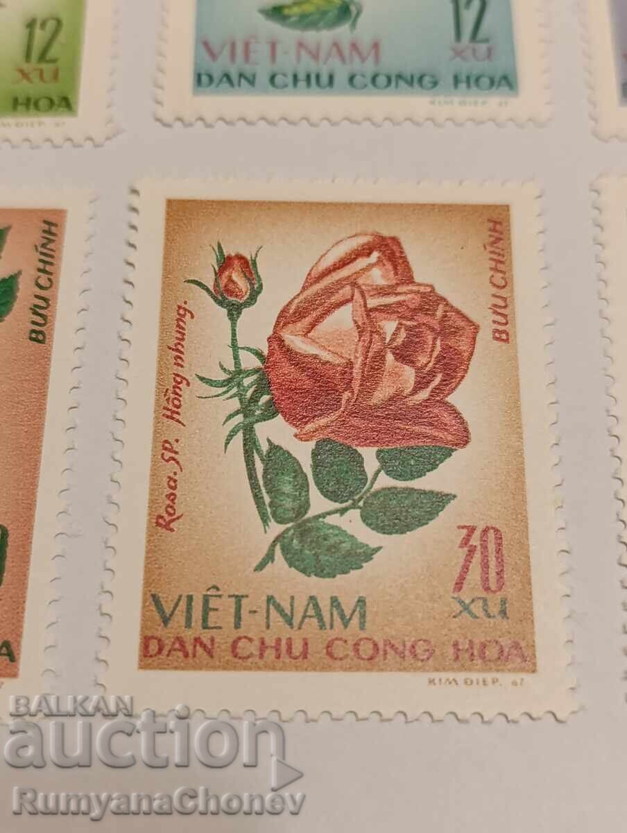 Timbre poștale Vietnam 1968 - 6