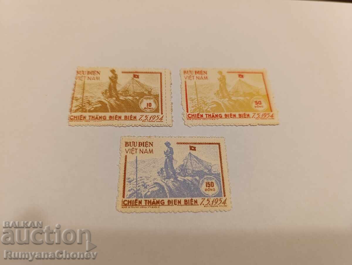 Timbre poștale Vietnam 1954