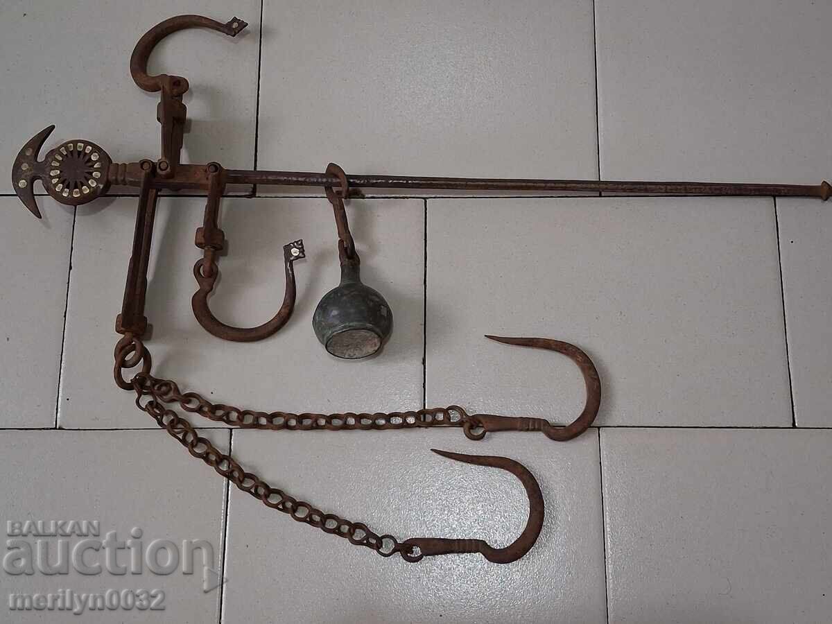 Ottoman Empire weight scale with a topuz (mace-like weight) with price 112.00 BGN | € 57.26