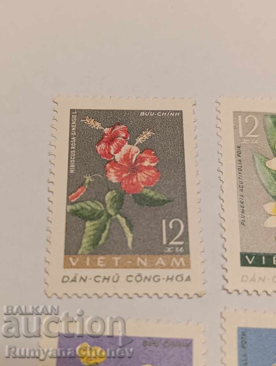 timbre poștale Vietnam 1962 cu preț 7.00 BGN | € 3.58
