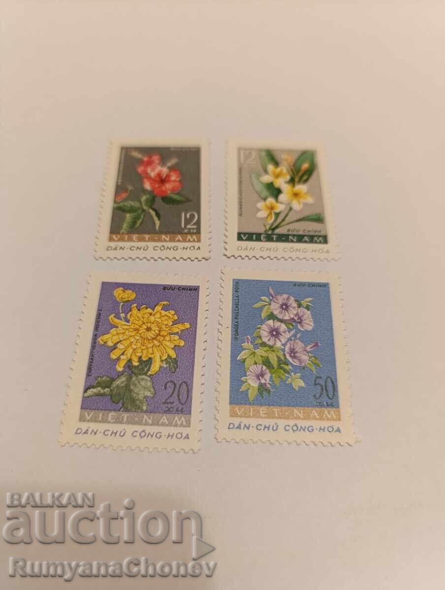 timbre poștale Vietnam 1962