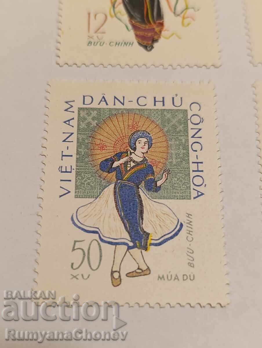Livrarea timbre poștale Vietnam 1962