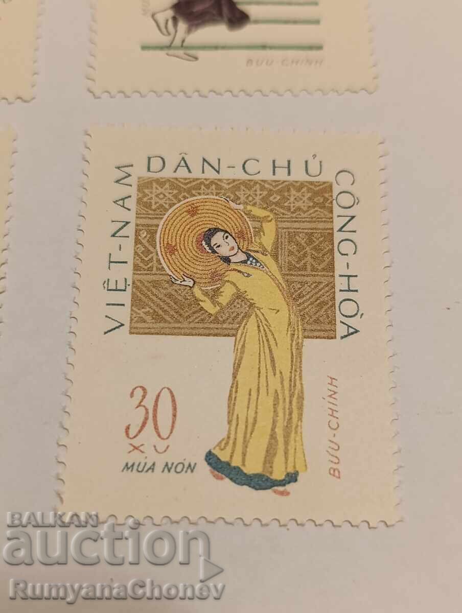 timbre poștale Vietnam 1962 - 5