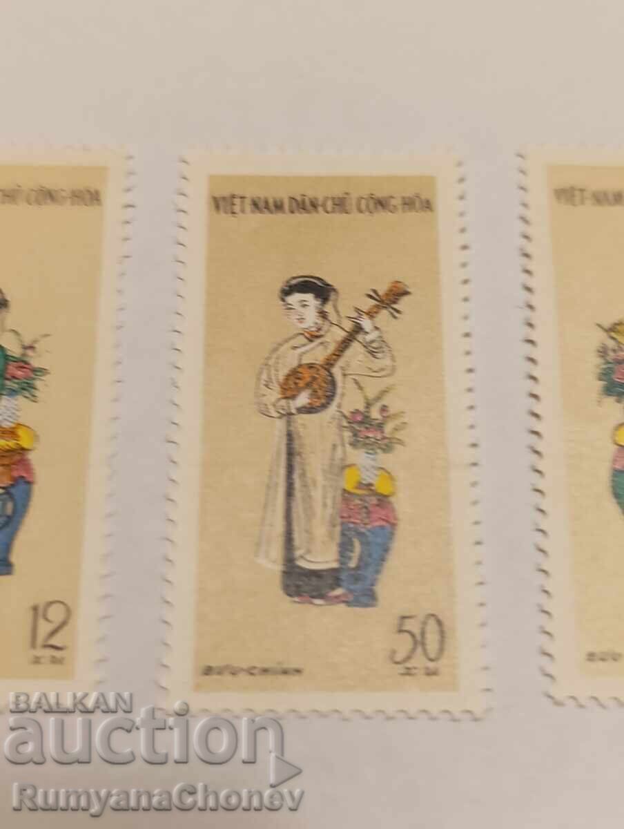 Delivery of Postage stamps Vietnam 1961
