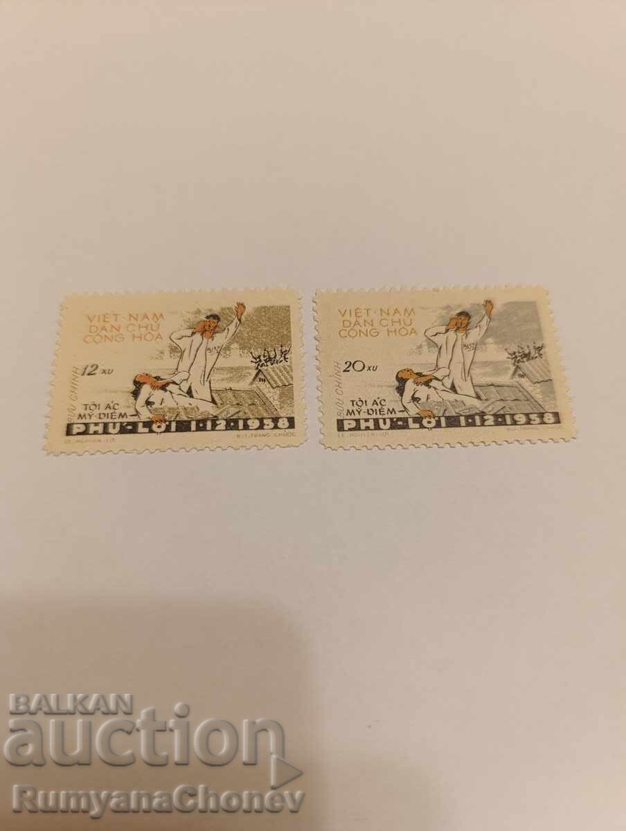 Timbre poștale Vietnam 1959