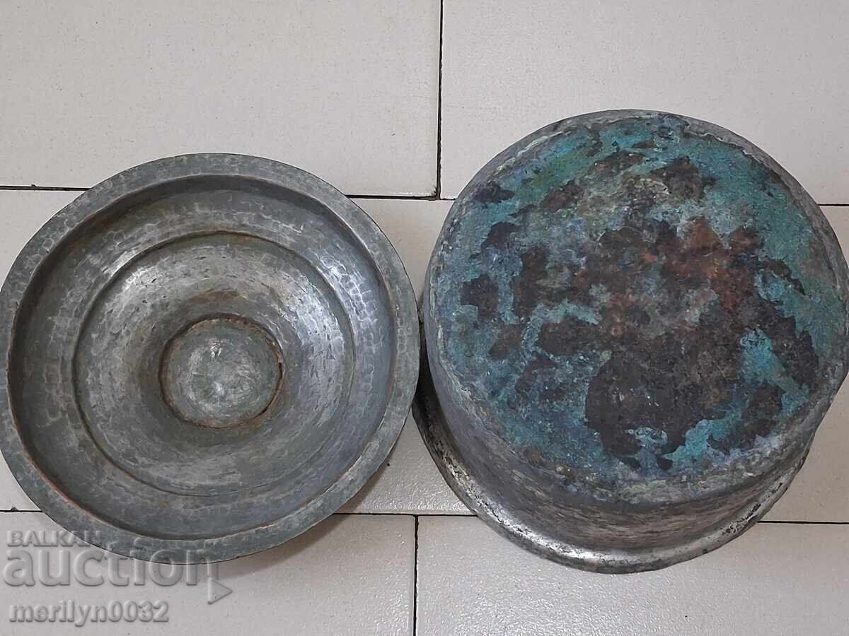 Χάλκινη κατσαρόλα με καπάκι, χάλκινο σκεύος - 5 Χάλκινη κατσαρόλα με καπάκι, χάλκινο σκεύος - 5