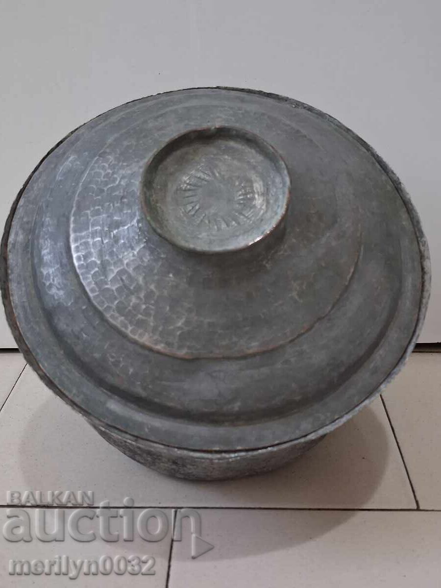 Χάλκινη κατσαρόλα με καπάκι, χάλκινο σκεύος - 7 Χάλκινη κατσαρόλα με καπάκι, χάλκινο σκεύος - 7