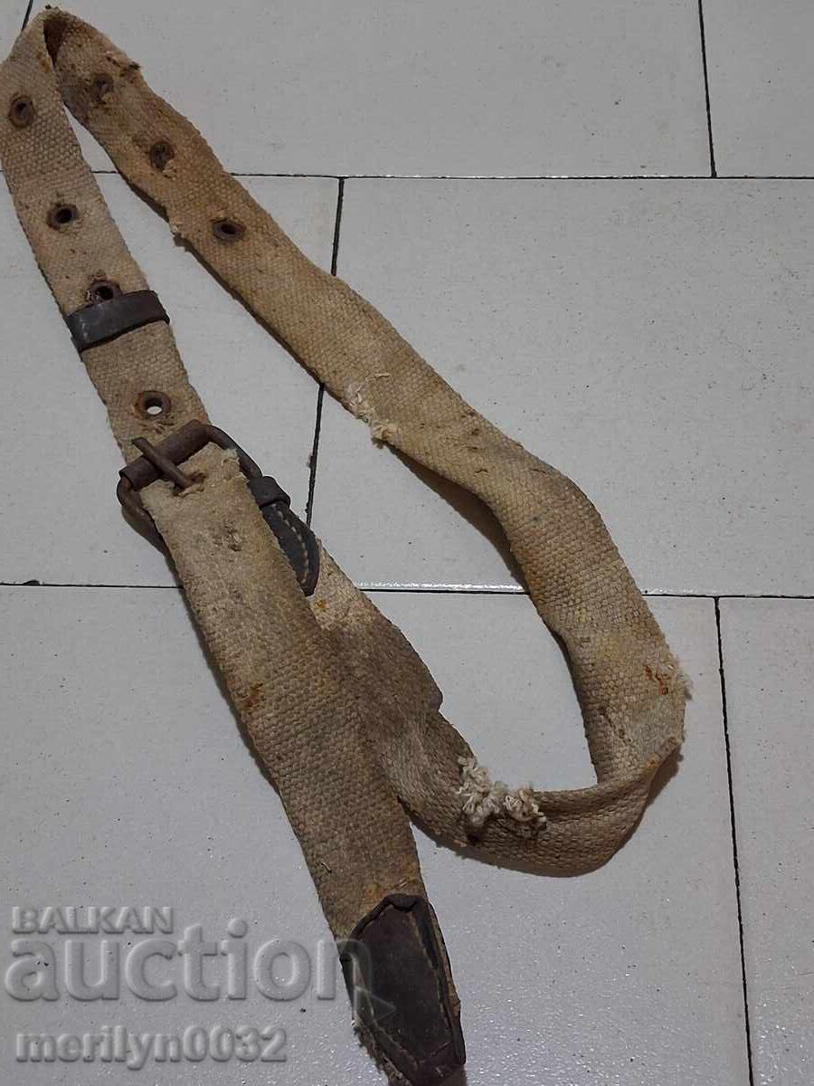 WW2 Bulgarian Kingdom Soldier's Labor/Combat Belt with price 39.50 BGN | € 20.20 WW2 Bulgarian Kingdom Soldier's Labor/Combat Belt with price 39.50 BGN | € 20.20