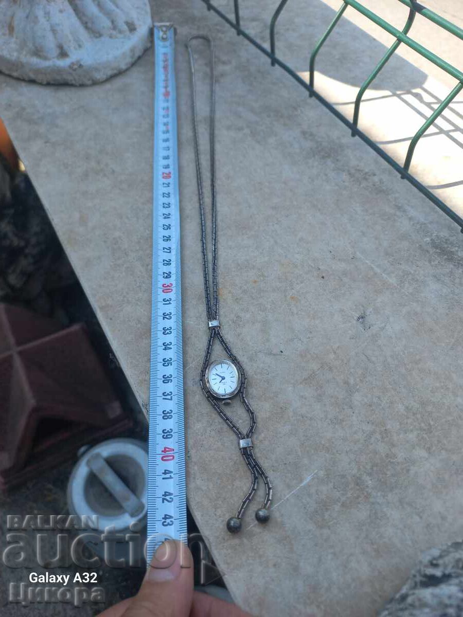 Delivery of LADIES MECHANICAL WATCH ANCRE 17 rubies NECKLACE