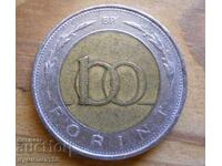 100 форинта 1998 г  - Унгария (биметал)