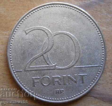 20 forinți 2007 - Ungaria 20 forinți 2007 - Ungaria
