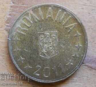 1 бан 2011 г  - Румъния с цена € 0.20 | 0.39 лв.