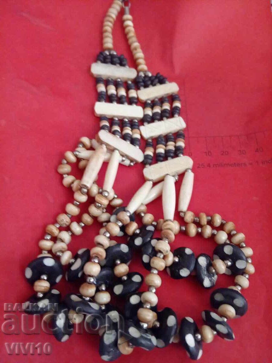 Antique bone necklace