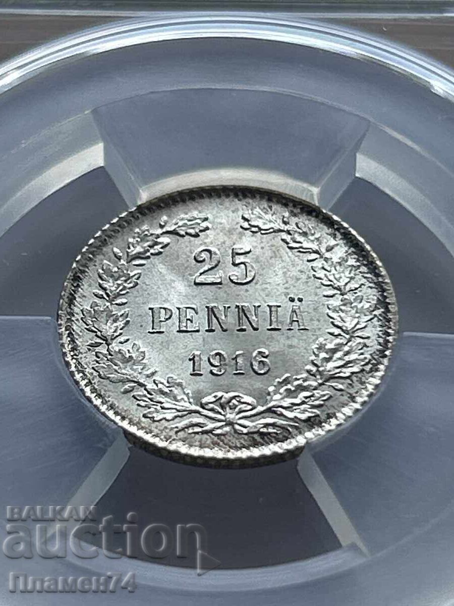 25 пенни 1916 S MS66 Финландия с цена 90.00 лв. | € 46.02 25 пенни 1916 S MS66 Финландия с цена 90.00 лв. | € 46.02