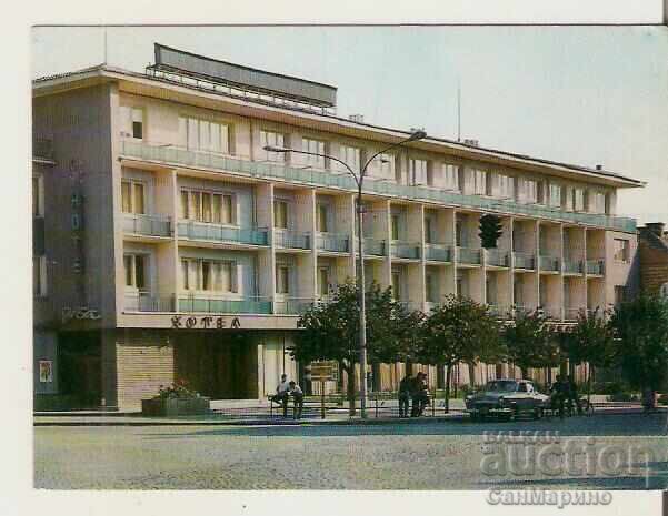 Cartolină Bulgaria Kazanlâk Hotelul "Roza" 2*