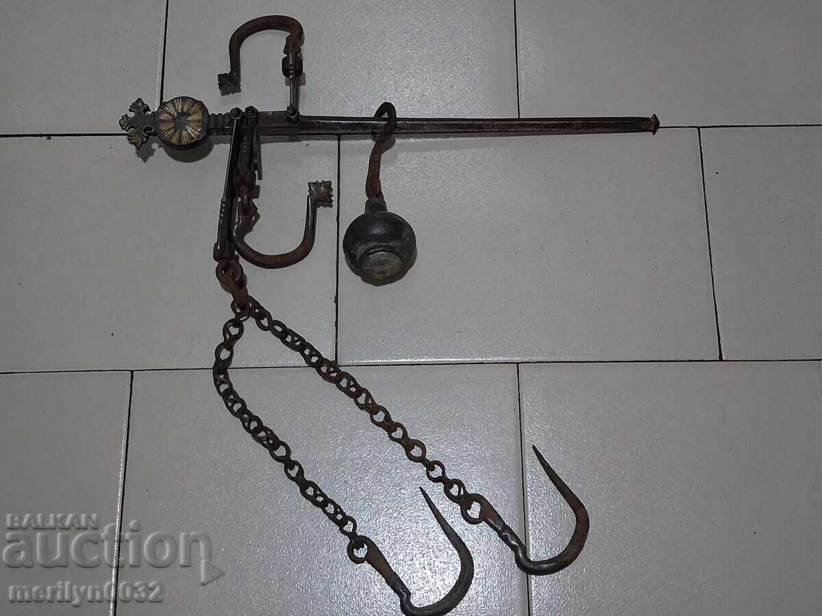 Scales with a top, Ottoman Empire, weight, scales, weight, okka, kg with price 199.90 BGN | € 102.21