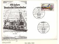 1985. Δυτική Γερμανία. 150η Επέτειος των Γερμανικών Σιδηροδρόμων - Φάκελος