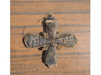 Τσαρική Ρωσία Ρωσική Αυτοκρατορία παλαιός ασημένιος σταυρός