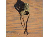 αντίκα βουλγαρικής αναγέννησης σπιτικό μπρούτζινο φωτιστικό