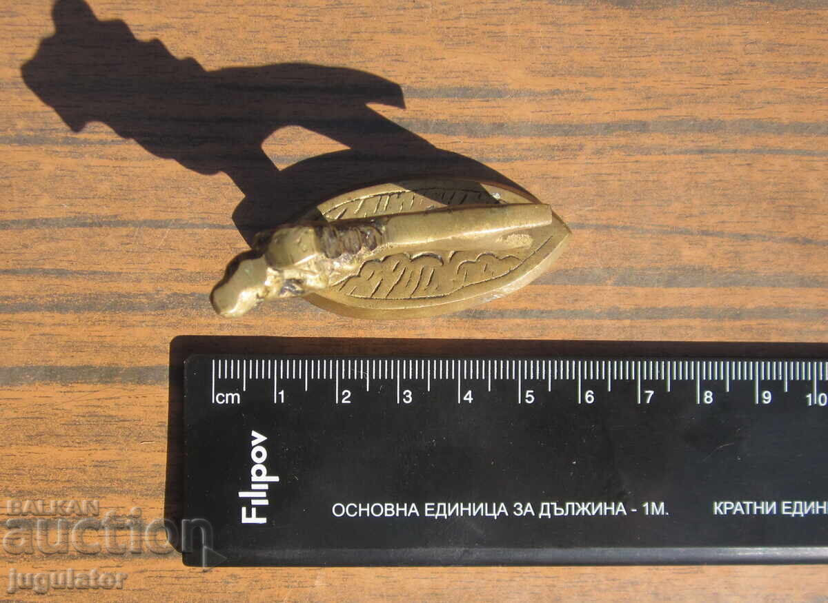 стара малка бронзова фигура статуетка лъв - 7 стара малка бронзова фигура статуетка лъв - 7