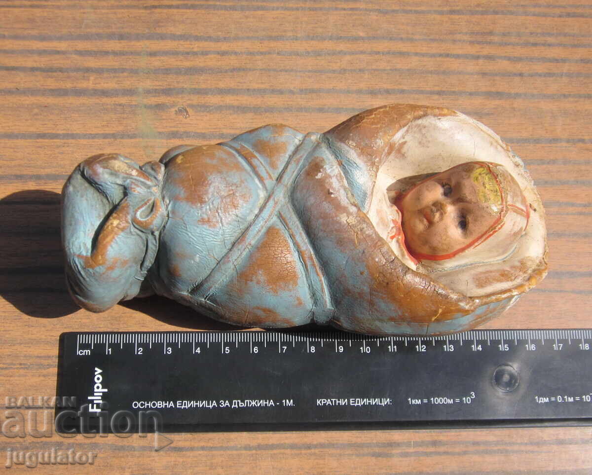 Царство България старинна гумена детска играчка кукла бебе - 6 Царство България старинна гумена детска играчка кукла бебе - 6
