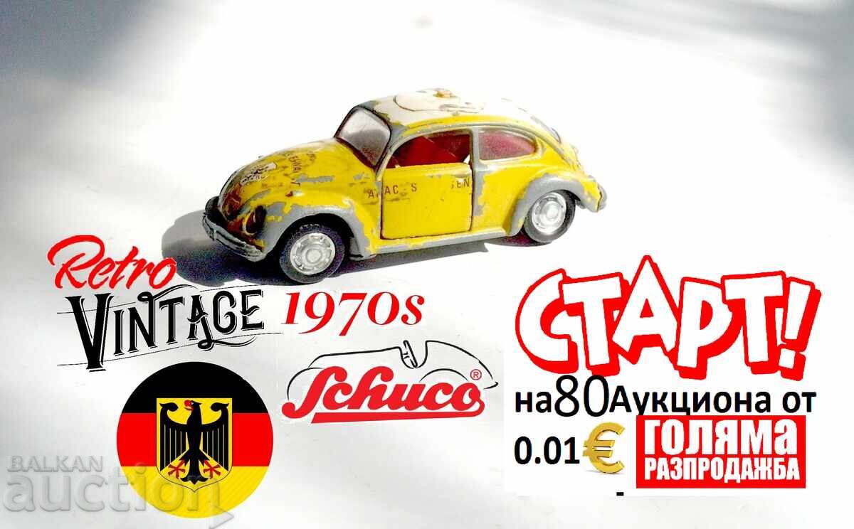 Schuco 1:66 VW Beetle Volkswagen 1302 S 1302S ADAC № 818