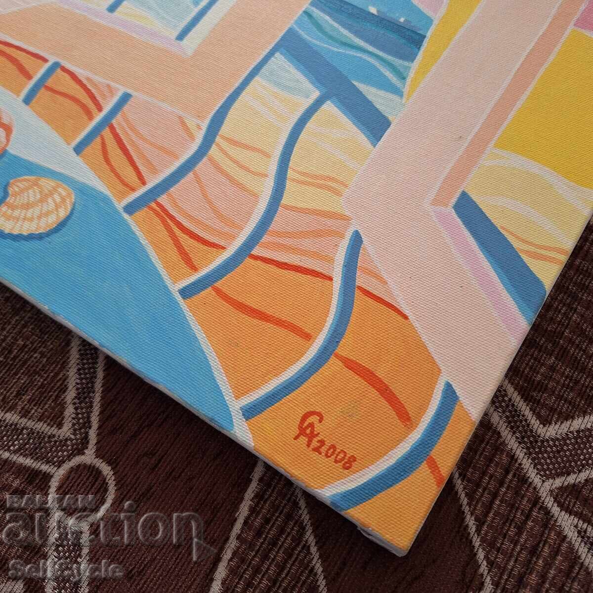 ✅ ACRYLIC PAINTING - SEASCAPE AFTERNOON ❗ with price 60.00 BGN | € 30.68