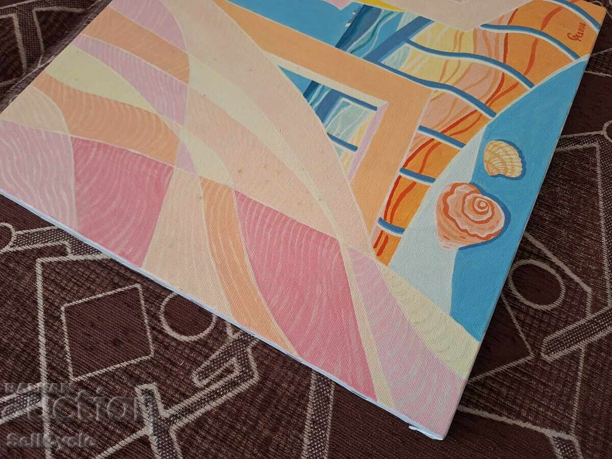 Auction  ✅ ACRYLIC PAINTING - SEASCAPE AFTERNOON ❗